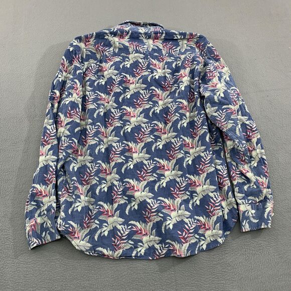 Tommy Bahama Shirt Mens Large Blue Corduroy Button Down Long Sleeve Hawaiian - Picture 14 of 16